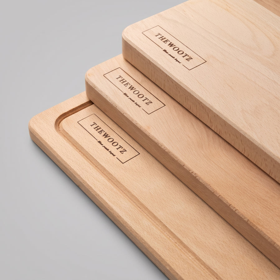 Houten snijplank beukenhout 45x36 cm - TheWootz