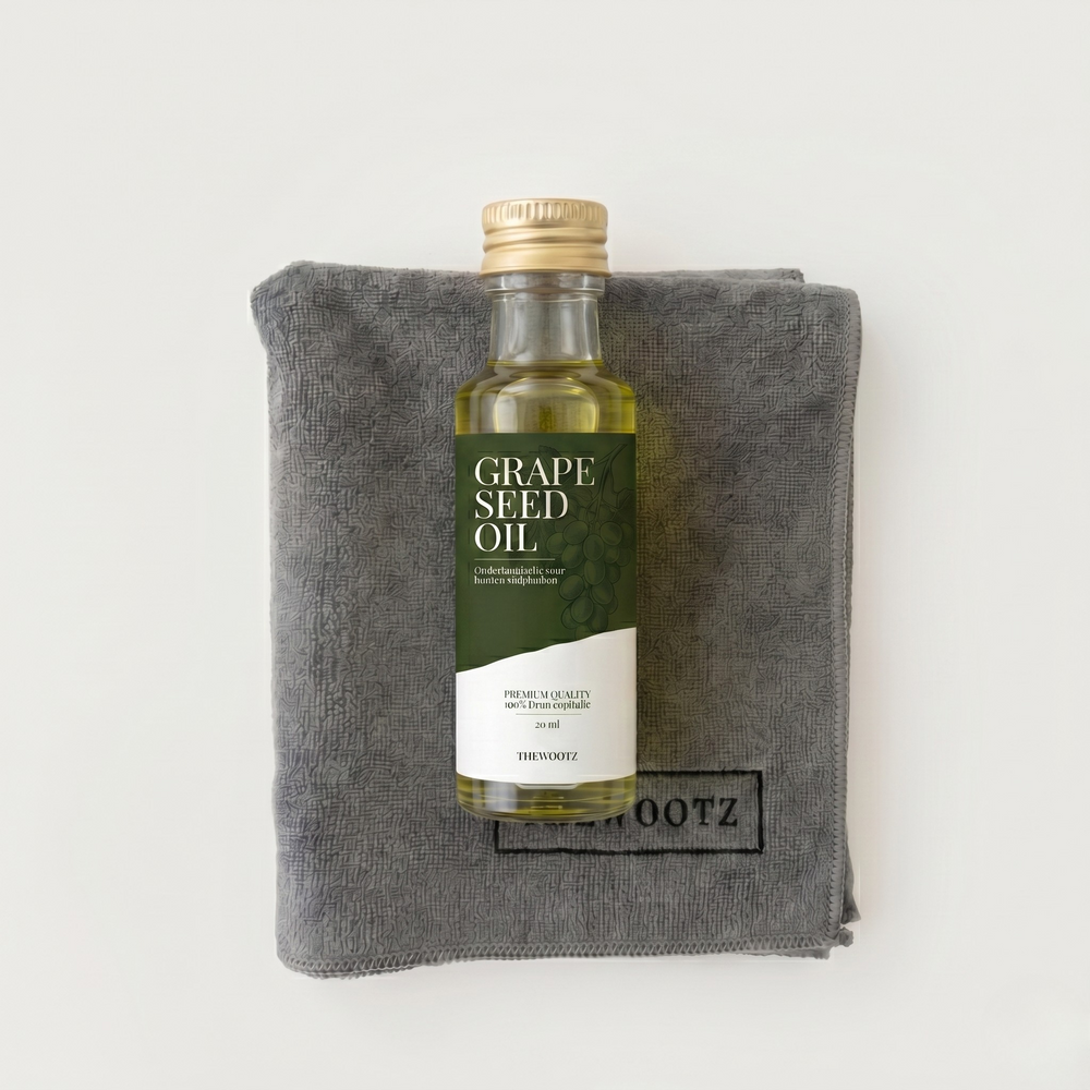 Snijplank onderhoudsset 20 ml, olie en doek - TheWootz