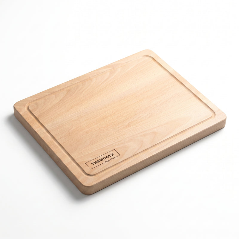 Luxe houten snijplank beukenhout 45x36 cm - TheWootz