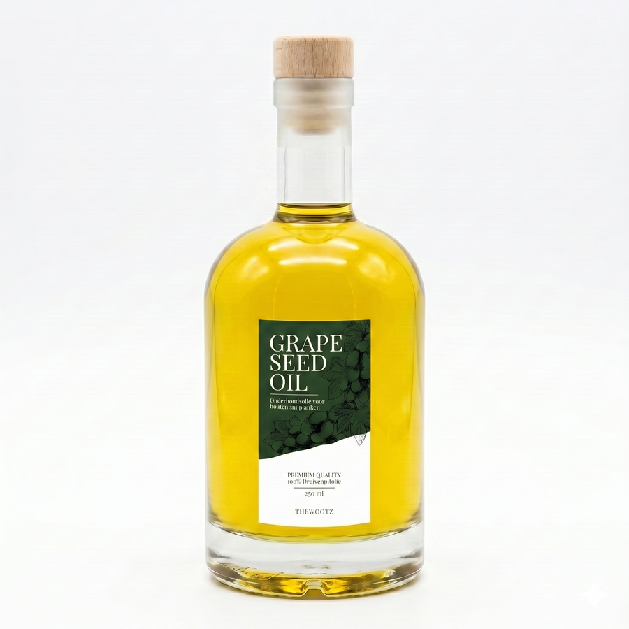 Snijplank olie 250 ml ronde fles - TheWootz
